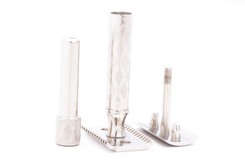 1922 Gillette New Improved Standard DE Safety Razor | Factory Nickel Revamp