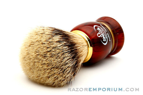 Omega 636 Silvertip Badger Shave Brush