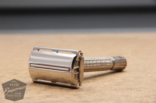 Gillette 1950's Flair Tip Rocket Super Speed Safety Razor - Made in England