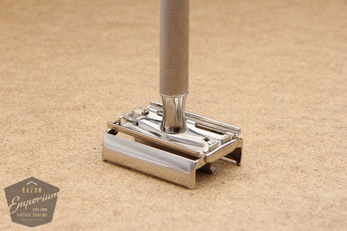 Gillette 1952 Notched Super Speed Safety Razor * Nickel REVAMPED