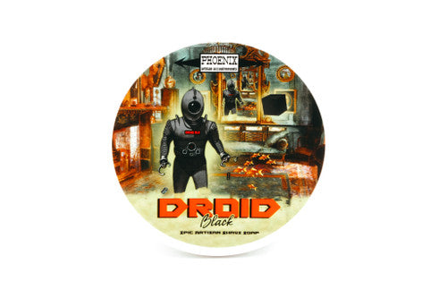 Phoenix Artisan Accoutrements | Droid Black Shaving Soap CK-6 Formula