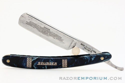 6/8" Best Silver Steel Vintage Straight Razor | Solingen, Germany