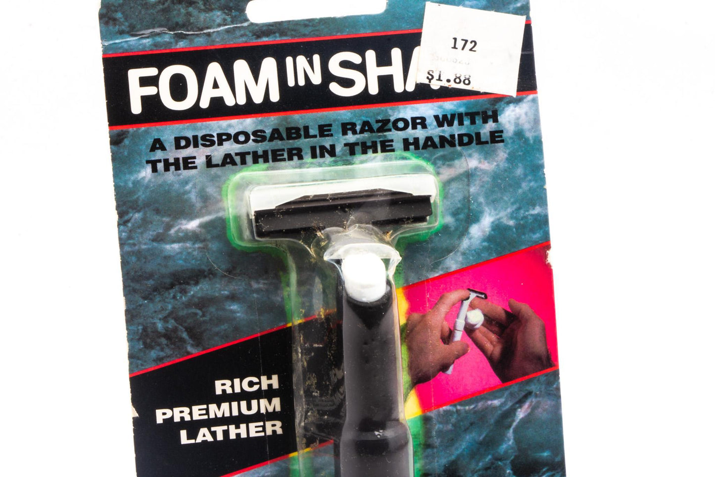 Vintage New Old Stock Foam In Shave Safety Razor