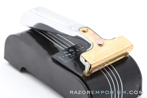 1940-41 Schick Type F New Improved Art Deco Injector Razor Set