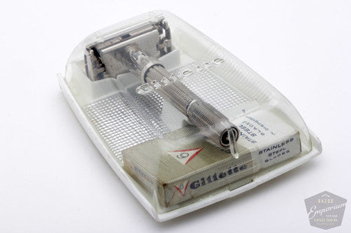 1963 Gillette I3 Slim Adjustable Original Case