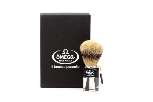 Omega 634 Omega Silvertip Badger Shaving Brush