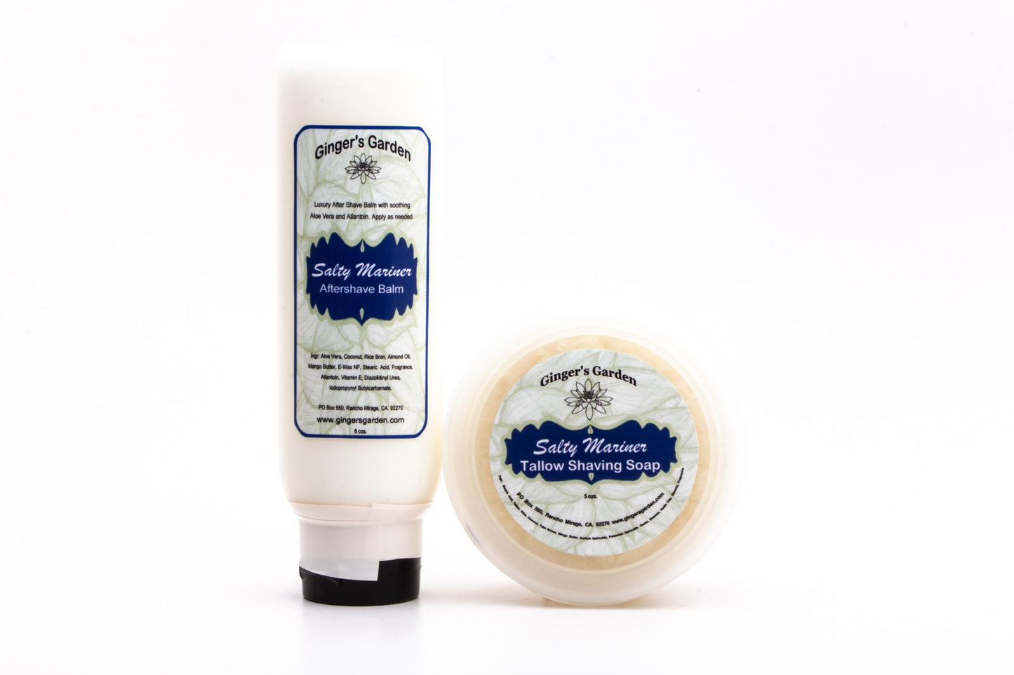 Ginger's Garden | Salty Mariner Tallow Shaving Soap