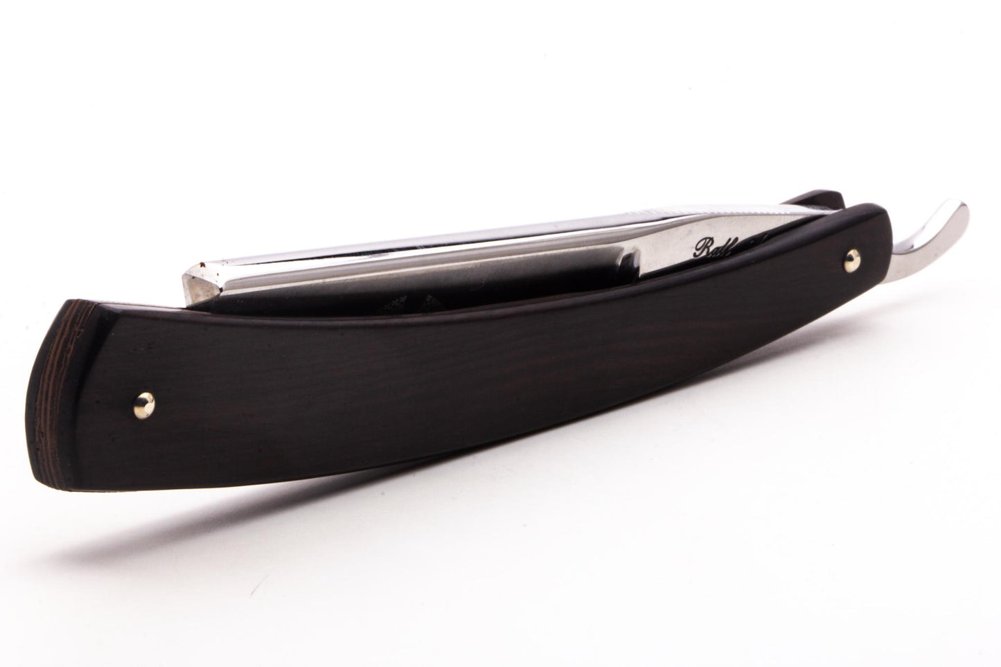 7/8" Ralf Aust American Tip Straight Razor | African Blackwood Scales