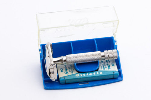 1950s Gillette British Heavy Duty HD Rocket Safety Razor