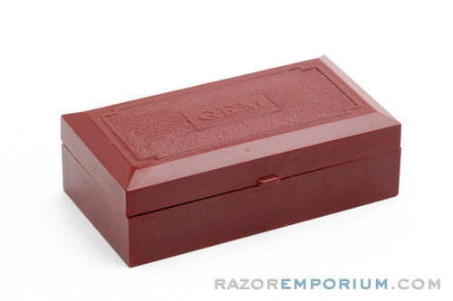 1930's GEM Micromatic "Clog Proof" Razor Single Edge TTO in Case