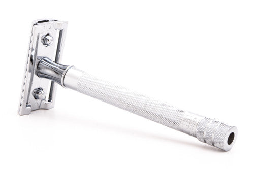 Merkur 23C - Long-Handle Closed Comb Double Edge Safety Razor