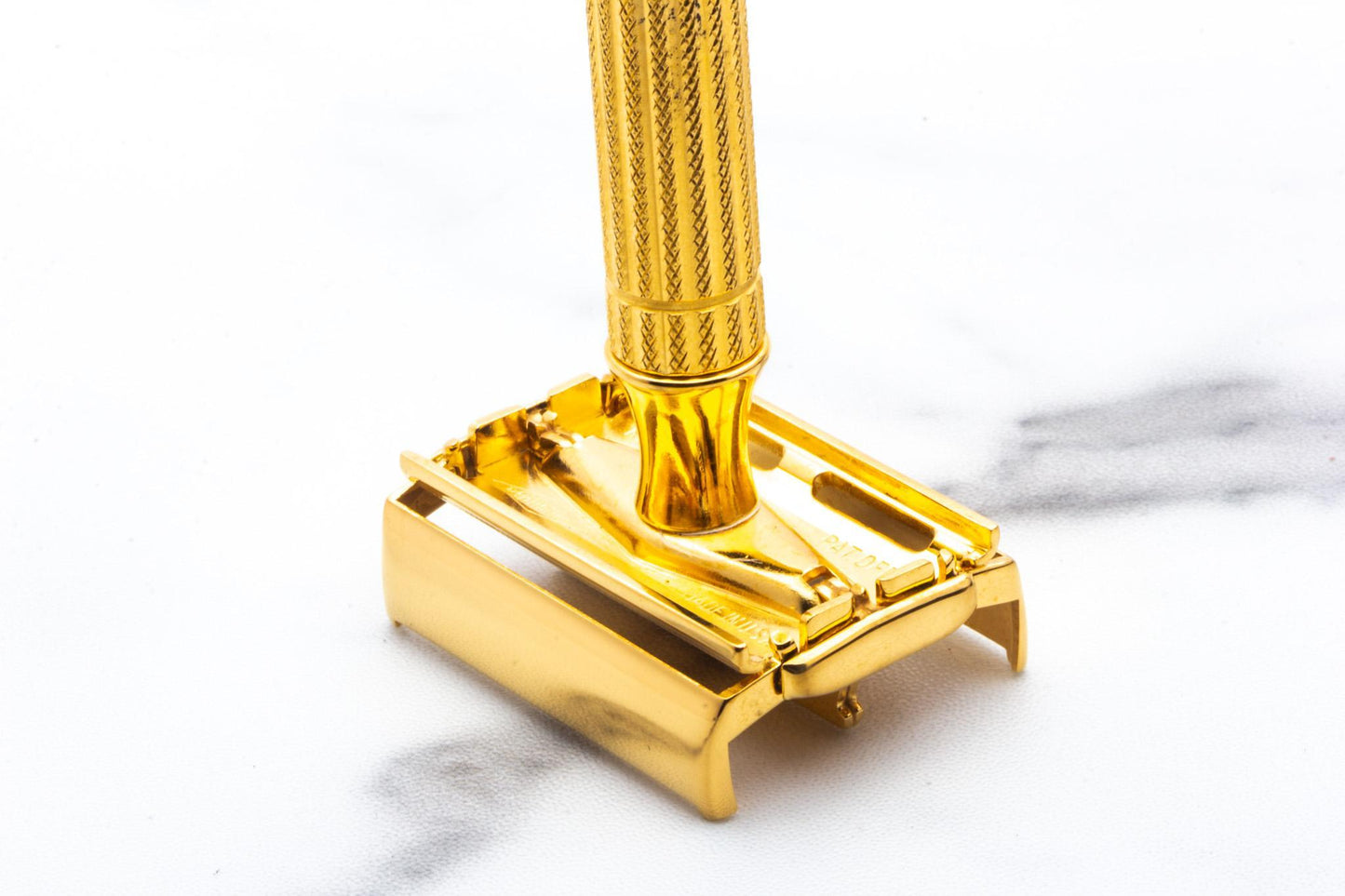 1948-50 Gillette Aristocrat Gold Double Edge Safety Razor Set | 24K Gold Revamp