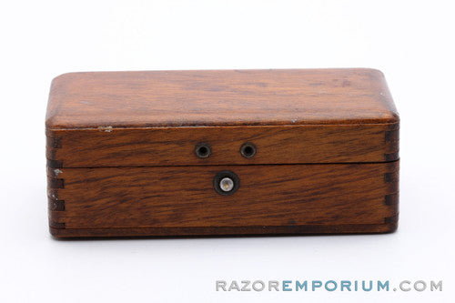 1922 Gillette New Improved Richwood Safety Razor Set - Gorgeous Patina
