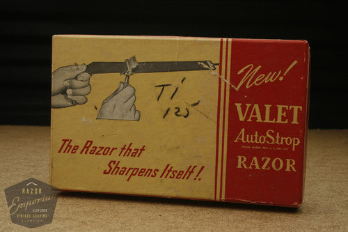 Valet Auto Strop Razor Set in Cardboard box
