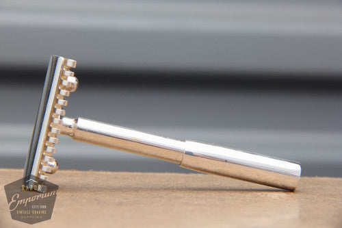 Gillette 1928 New Improved Safety Razor in Sterling Silver Travel Set -RARE