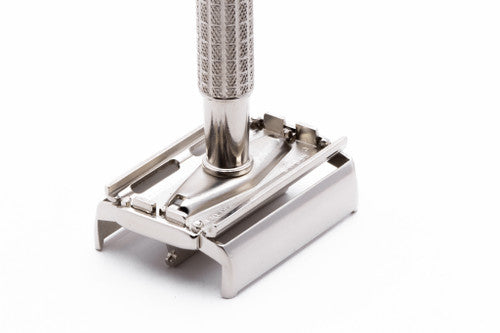 1957 C2 Gillette Flare Tip Super Speed Safety Razor | Factory Nickel Revamp