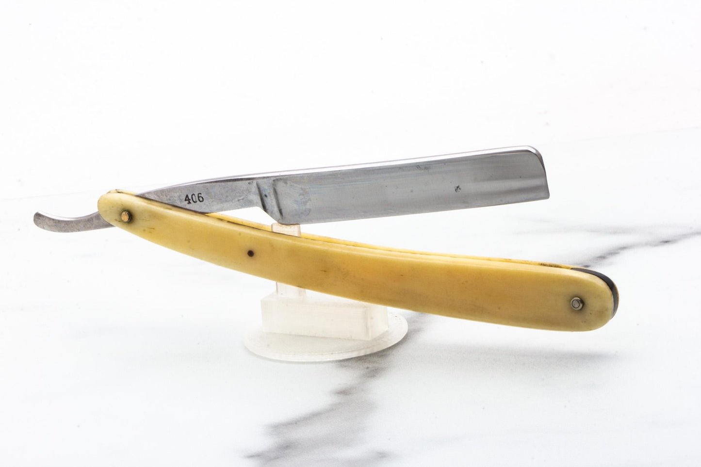 4/8" Restored 406 Bismarck Razor Works Straight Razor
