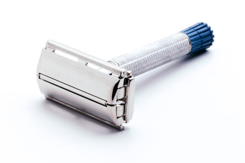 1955 A2 Gillette Blue Tip Light TTO Super Speed Safety Razor | Original Condition