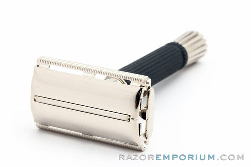 1988 I1 Gillette Black Handle Super Speed Safety Razor