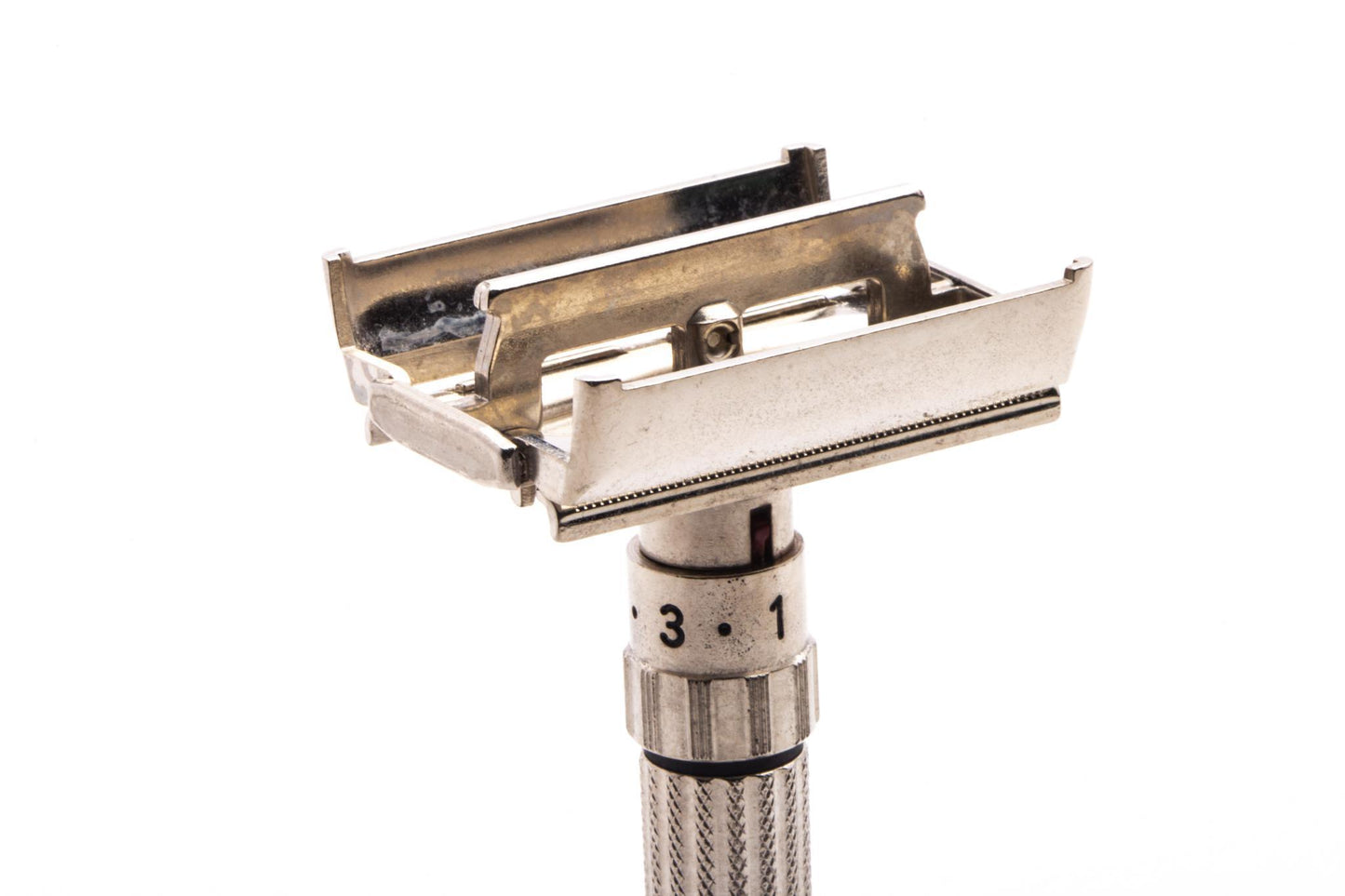 1961 G1 Gillette Fatboy Double Edge Safety Razor | Factory Nickel Revamp