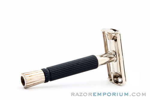 1972 Gillette Black Handle Super Speed Safety Razor S2