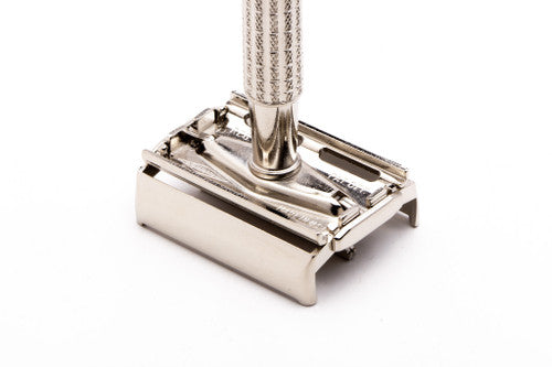1966 L2 Gillette Flare Tip Super Speed Safety Razor | Factory Nickel Revamp