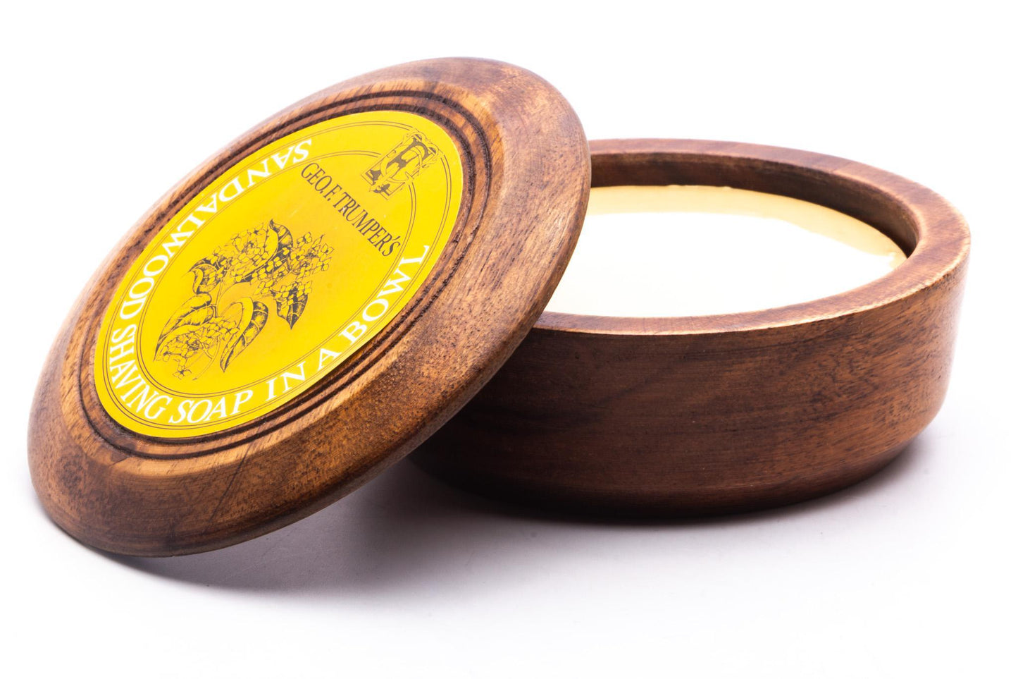 Geo F. Trumper | Sandalwood Hard Shaving Soap in Wooden Bowl