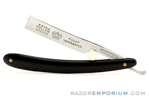 5/8" Crown Razor Co. Straight Razor w/ Case & Instructions | Boston, Mass.