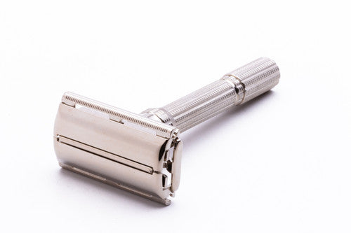 1968 Gillette Slim Adjustable DE Safety Razor Factory Nickel Revamp N1