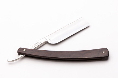 6/8" Ralf Aust American Tip Straight Razor - African Blackwood Scales