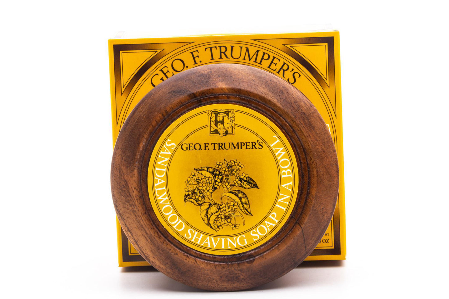 Geo F. Trumper | Sandalwood Hard Shaving Soap in Wooden Bowl