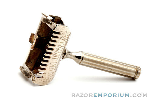 1920's C.V. Heljestrand Stainless Steel Single Edge Razor Set | Eskilstuna, Sweden