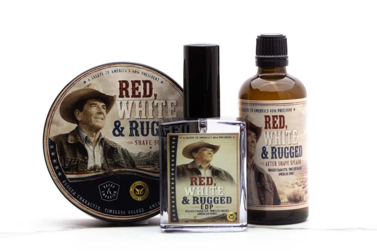 Strike Gold Shave | Red White & Rugged EDP