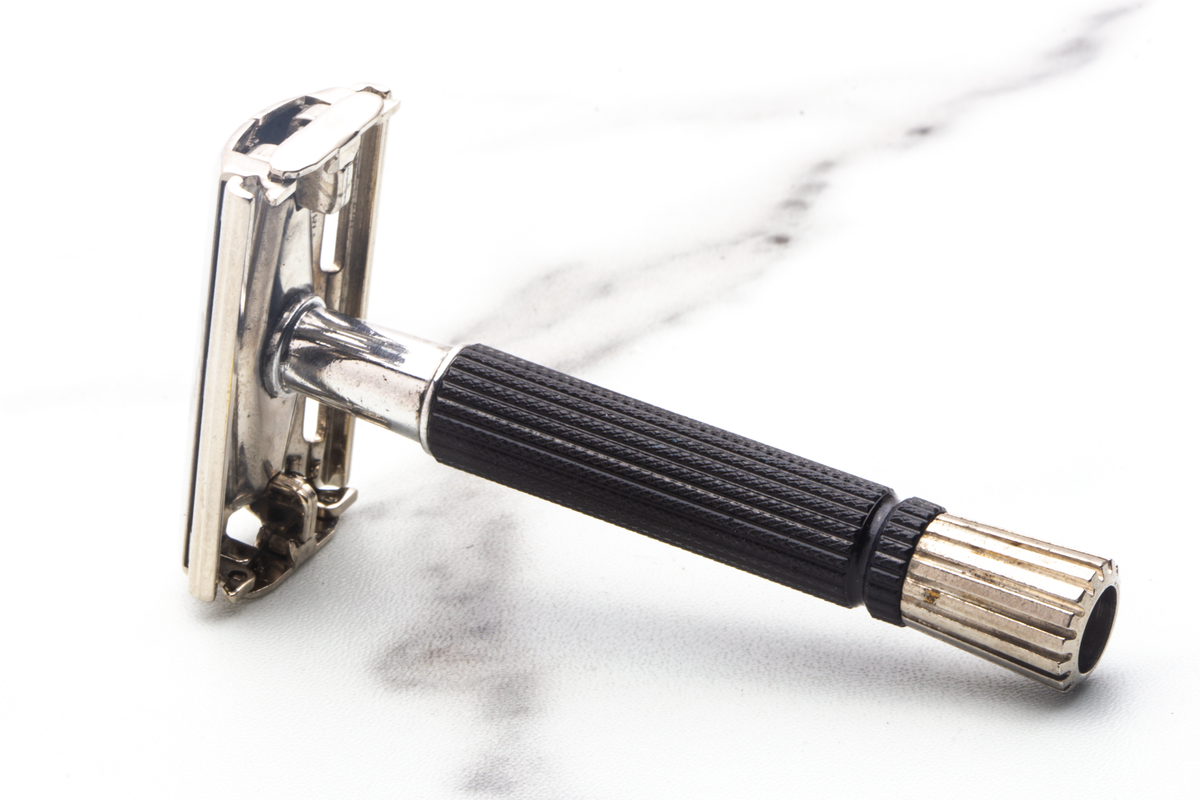 1969 O1 Gillette Black Handle Super Speed Safety Razor | Original Condition