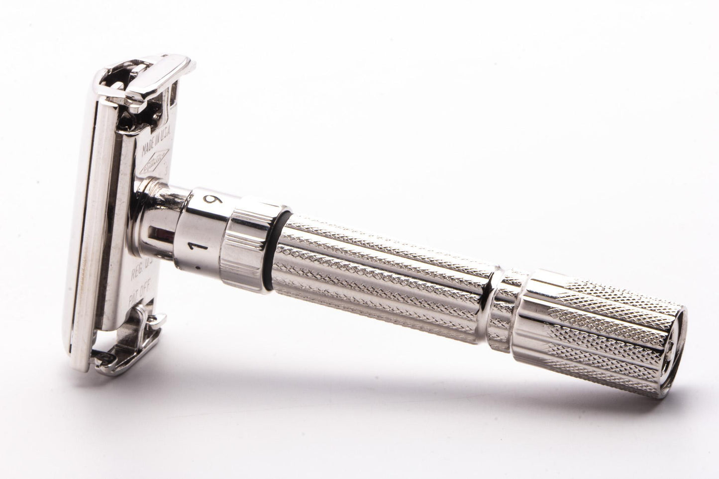 1961 G3 Gillette $1.95 Fatboy Adjustable TTO Safety Razor | Rhodium Revamp
