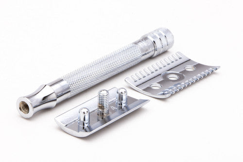 Merkur 25C Open Comb Long Handle Double Edge Safety Razor