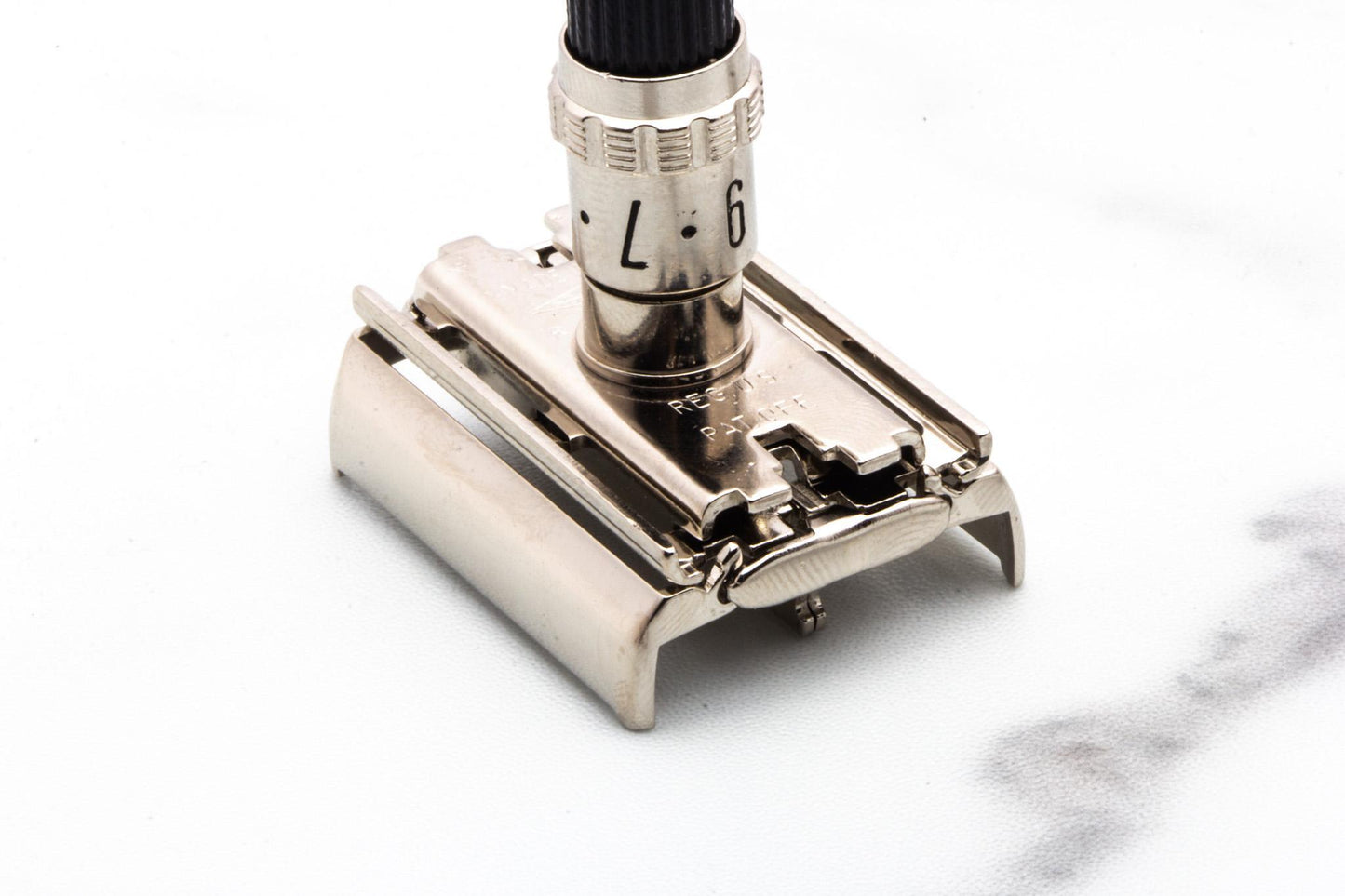 1971 R3 Gillette Super Adjustable 109 Adjustable DE Safety Razor | Factory Nickel Revamp