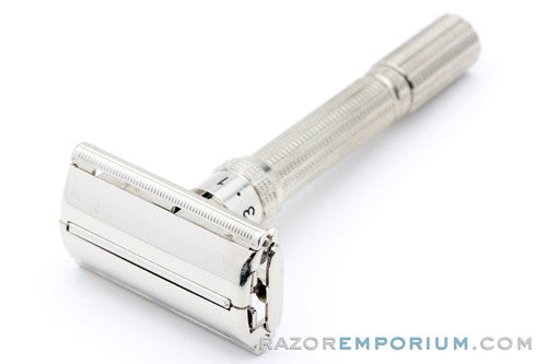 1964 Gillette Slim Adjustable J3 Double Edge Safety Razor
