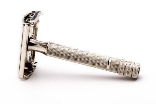 1951 W1 Gillette Super Speed Safety Razor | Factory Nickel Revamp
