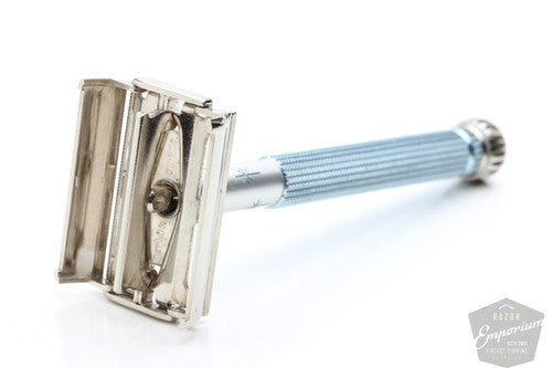 Gillette 1962 Blue Star Lady GIllette Double Edge Safety Razor