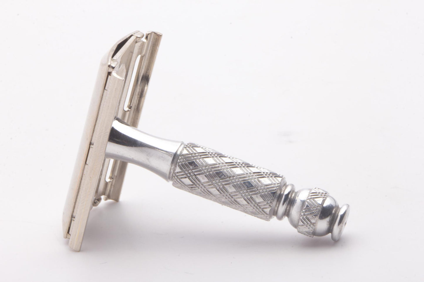 1974 U4 Gillette Travel Tech Spiral Handle DE Safety Razor | Made in England