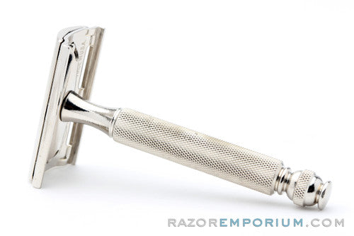 1956 Gillette Ball End Tech DE Razor in Red Box - Mint B1