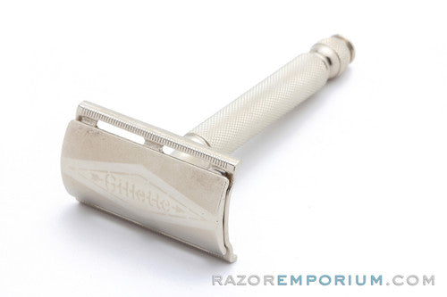 1955 Gillette A1 Ball End Tech Razor Electro Etched Logo