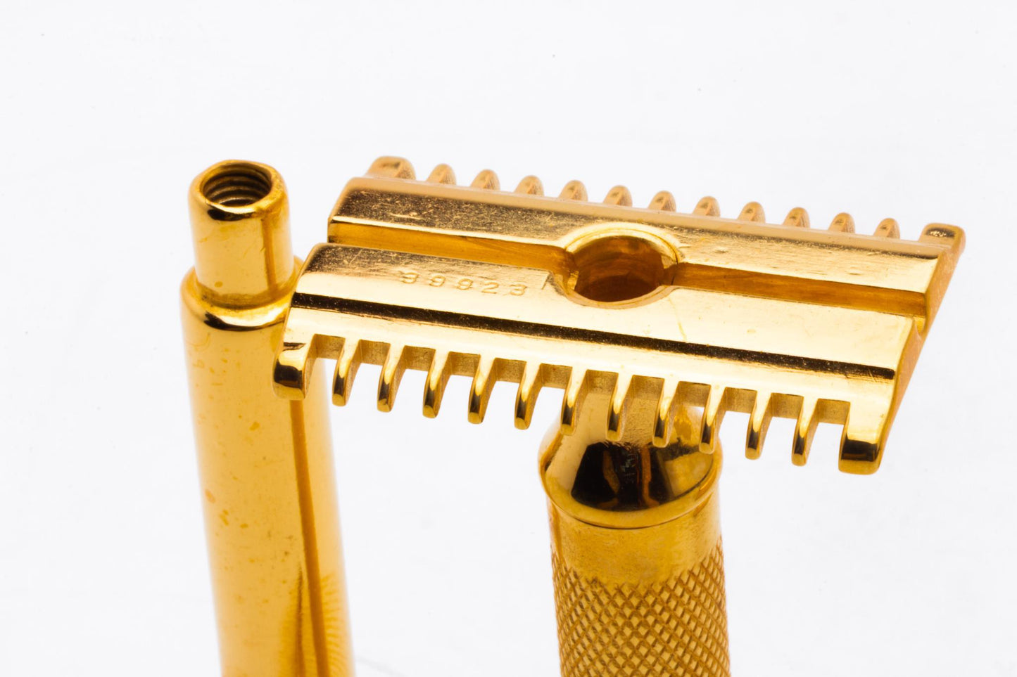 1930's Gillette NEW Deluxe Big Boy Double Edge Safety Razor Set | 24K Gold Revamp