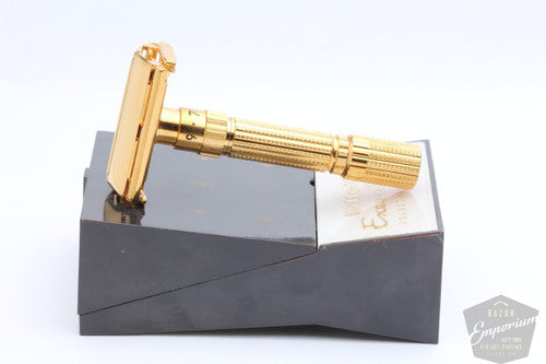 Gillette 1958 Executive Double Edge in Original Case * Gold Revamp