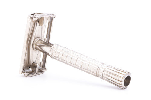 1961 G1 Gillette Flare Tip Super Speed Double Edge Safety Razor | Factory Nickel Revamp