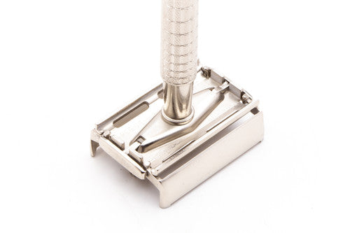 1961 G1 Gillette Flare Tip Super Speed Double Edge Safety Razor | Factory Nickel Revamp