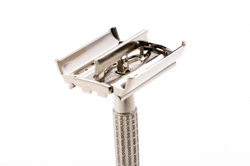 1966 L1 Gillette Flare Tip Super Speed Safety Razor | Factory Nickel Revamp