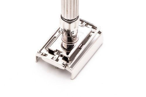 1958 D4 Gillette Fatboy Adjustable Double Edge Safety Razor | Rhodium Revamp