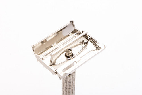 1955 A1 Gillette Flare Tip Super Speed Safety Razor | Factory Nickel Revamp
